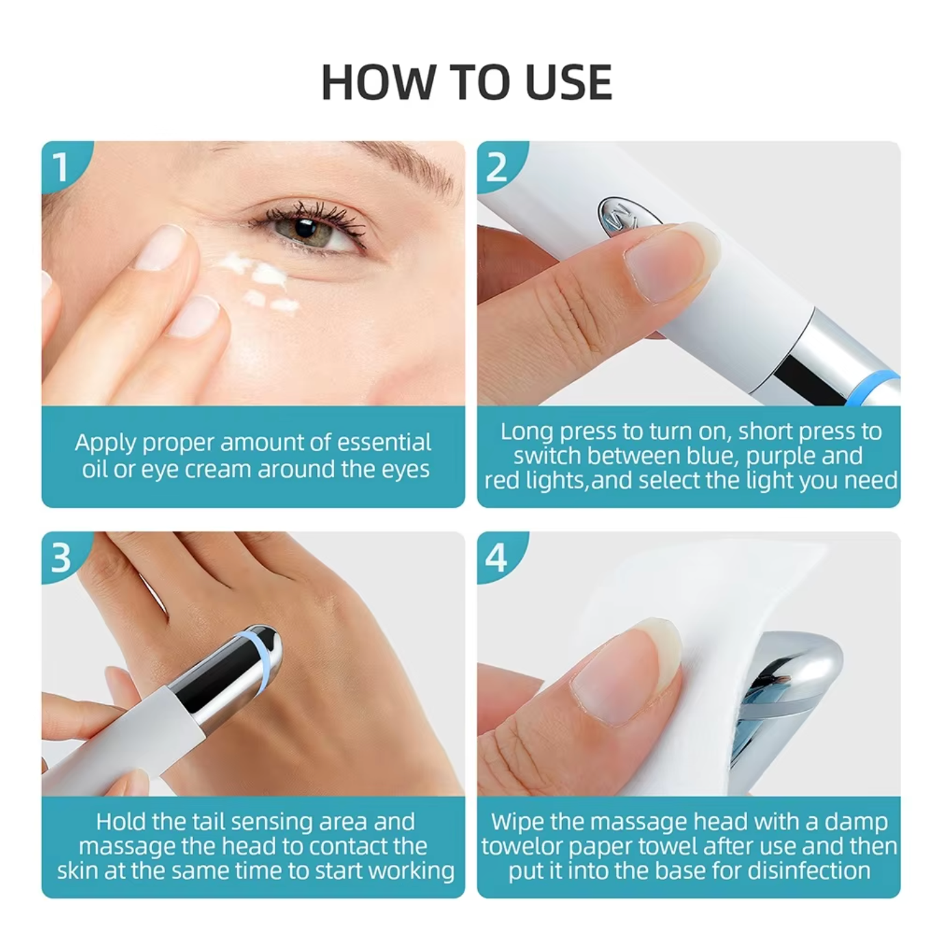 Glow Clean Eyes  4-in-1